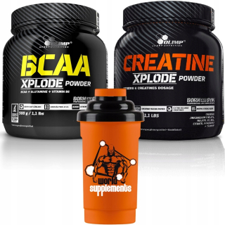 Kreatín - Olimp Createine Xplode 500g + BCAA XPLODE Prášok 500g