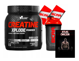 Kreatín - OLIMP CREATINE XPLODE 500g CREATINE + ŠAŠERKA ZADARMO