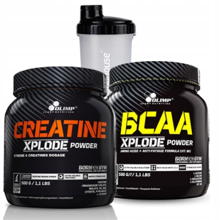 Kreatín - Olimp Createine Xplode + BCAA 500 Stak Matrix Stack