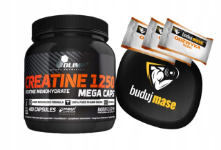 Kreatín - OLIMP Creatine 1250 Mega Caps Creatine 400k ZADARMO