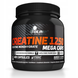 Kreatín - Olimp Creaine, 1250 mg - MEGA Uzávery 400 kapsúl