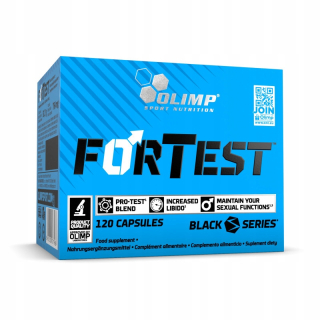 Testosterón - OLIMP FORTEST 120C libidobooster testosterón zinok