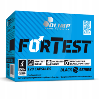 Testosterón - OLIMP FORTEST 120K Booster Testosterone ZinC Mac