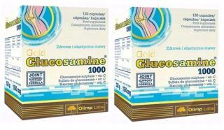 Ochrana kĺbov -  Olimp glukozamín 1000, 2 x 120 čiapky. Zdravé rybníky