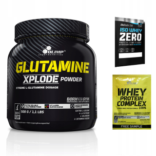 Aminokyseliny - Olimp glutamín xplode 500g matice pevnosť