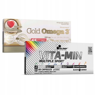 Olimp Gold Omega 3 60Kaps + Viac Sport 60Kaps