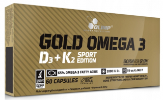 Olimp Gold Omega 3 D3 + K2 Sport 60K K2-MK7 OMEGA-3