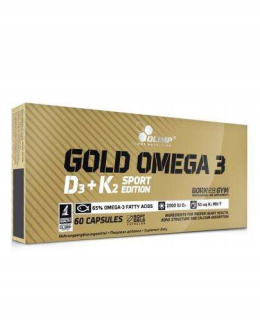 OLIMP GOLD OMEGA 3 D3 + K2 Sport Edition 60K MK7