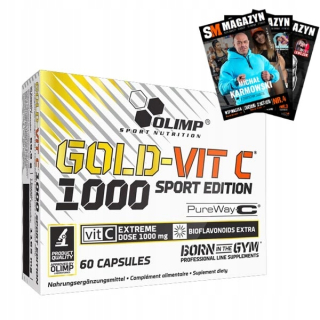 OLIMP GOLD-VIT C 1000 SPORT EDITION 60 VITAMÍNOVÝ uzáver