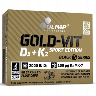 Olimp Gold-VIT D3 + K2 2000 60C BOKE CALTIPICKÝCH ZODNOK D3K2