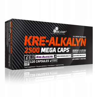 Kreatín - OLIMP KRE-ALKALYN 2500 MEGA CAPS 120 viečok.