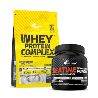 Kreatín - Olimp Createine 550g + Srvátkový proteínový komplex 600g