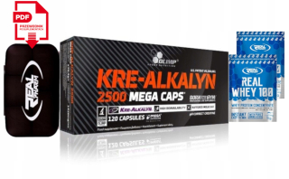 Kreatín - OLIMP Kre-Alkalyn 2500 Mega čiapky 120 čiapky + zadarmo!