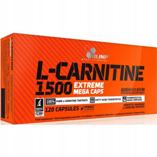 Spaľovač tuku - Olimp L-Carnitín 1500 Exee Mega Caps 120KAP