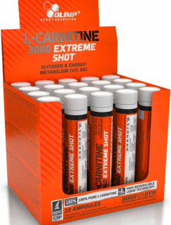 Spaľovač tuku - OLIMP L-CARNITINE EXTREME 20X25ML SHOTT KARNÍN