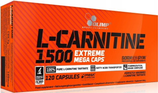 Spaľovač tuku - OLIPH L-Carnitín L-Karnitín 1500mg 120 Uzáver