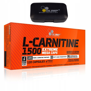 Spaľovač tuku - OLIPH L-Carnitín L-Karnitín 1500mg 120 Cap + Pilulka