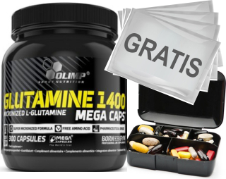 Aminokyseliny - Olimp L-glutamín 1400 300Caps glutamín + pilulka