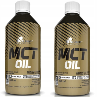 OLIMPOVÝ OLEJ MCT 2 x 400ml NÍZKY SACHARIDOVÝ KETO TUK