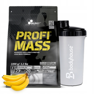 Gainer - Olimp Profi Mass 1000g 1kg Gainer Hromadné WPC