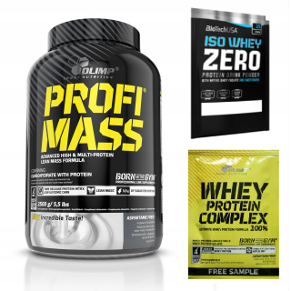Gainer - OLIMP PROFI MASS 2.5KG Hromadná kondicionér Mega Mass Sila