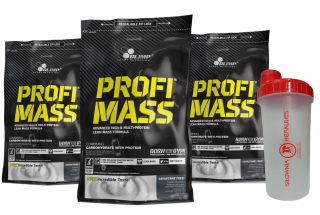 Gainer - OLIMP PROFI MASS 3000G BULLK GAINER + GRATIS