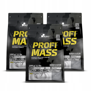 Gainer - OLIMP PROFI MASS 3X1000G KAZEING WPI HYDROLYZAT