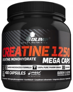 Kreatín - OLIMP Sport Creaine 1250 x 400 mega čiapky Kreatín