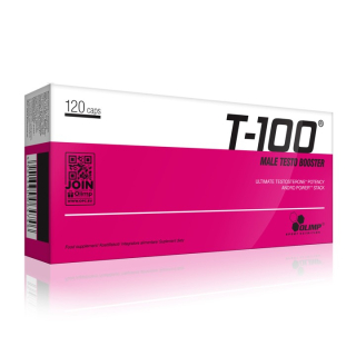 Testosterón - Olimp T-100 120Kaps Booster Libido Testosterón B6