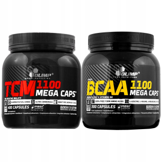 Kreatín - OLIMP TCM + BCAA Mega Caps Sila Hmotnosť 400KAP 300KAP