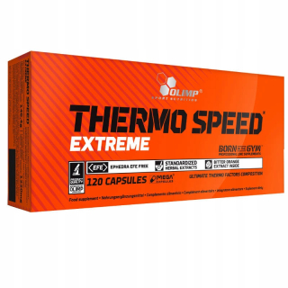 Spaľovač tuku - Olimp Thermo Rýchlosť Xtreme 120 KAP Silný horák