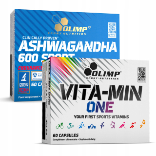 OLIMP VITA-MIN JEDEN 60KAPS + ASHWAGANDHA 600 60KAPS
