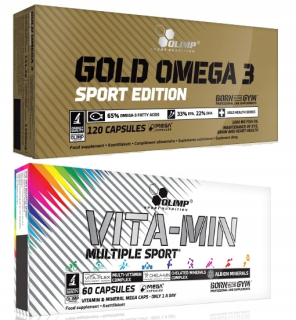 Olimp Vitamín Viac 60k + GOLD OMEGA 3 SPORT 120K