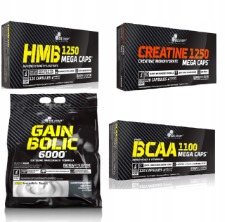 HMB - Olimp Kit pre hmotnostný zisk Kreatín BCAA HMB