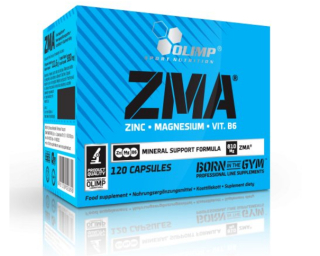 Testosterón - OLIMP ZMA 120 čiapky. Zinkový magnézium B6 MZB testosterón