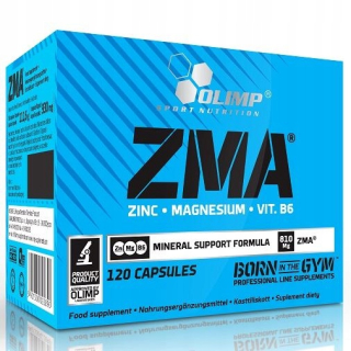 Testosterón - Olimp Zma 120K Zinkový magnézium vtip B6 testosterón