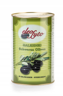 Čierne olivy bez pestote 2500g v gréčtine