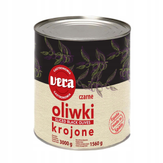 Čierne olivy strihajú 3050g gastronómia