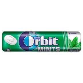 Orbitové kvapky Spearmint Prášok Candy 24 ks