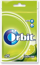 ORBIT Guma LEMON LIMEI BAG 22 ks