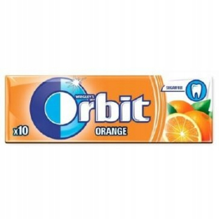 Orbit oranžové gumené oranžové nové 30 ks