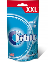 Orbitová guma peppermint kabelka XXL 15 ks