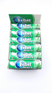 Orbit Spearmint Drops - 24 ks - práškové cukríky