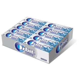 Orbit biela čerstvá mincovňa Droues A'10 30ks gumy