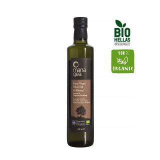Olivový olej - Organický, nefiltrovaný grécky olivový olej extra panna