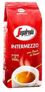 Zrnková káva - Originálne kávové fazuľa Segafredo Intermezzo 1kg