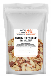 Orechy - BRAZÍLSKE ORECHY 2,5 kg Prírodné, vynikajúca kvalita