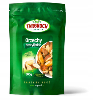 Sušené ovocie - BRAZÍLSKE ORECHY 500g PRÍRODNÉ ODPORÚČAME