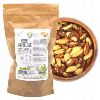 Orechy - Brazílske orechy. Prírodné čerstvé 500g