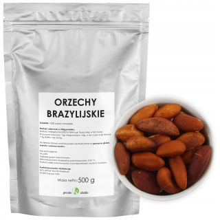 Orechy - Brazílske orechy. Vysoká kvalita 0,5 kg